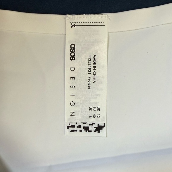 White Lace Trim High-Waist Briefs - Picture 2 of 3